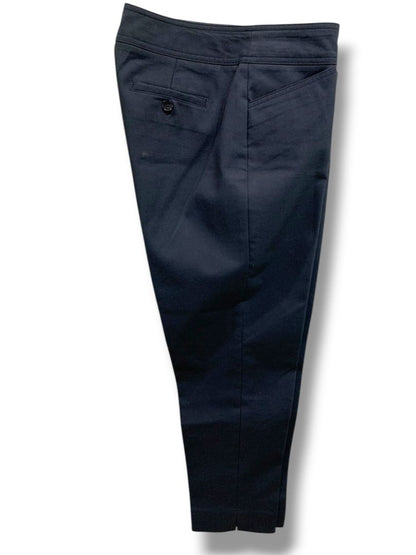 Size 4P Talbots Petites Navy Blue Curvy Dress Pants