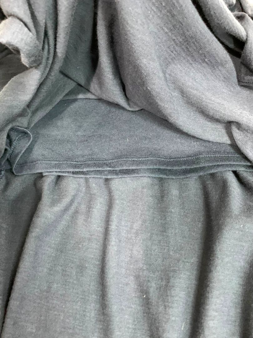Large Abercrombie Kids Navy Blue Maxi Skirt Long Slit Lined Mini