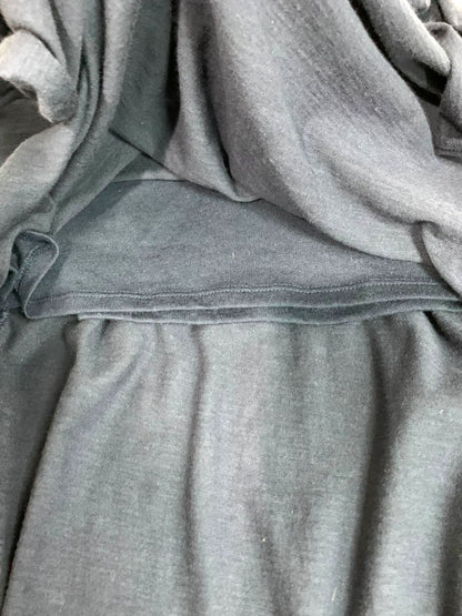 Large Abercrombie Kids Navy Blue Maxi Skirt Long Slit Lined Mini