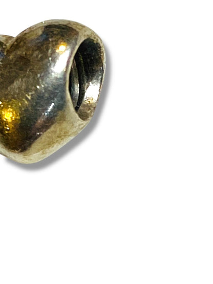 Pandora Sterling Silver 925 Puffy Heart Slide Charm 9mm