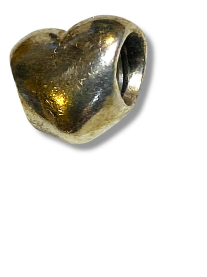 Pandora Sterling Silver 925 Puffy Heart Slide Charm 9mm