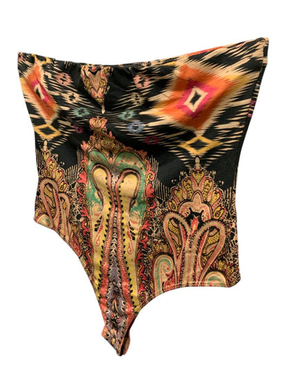 Medium Fashion Nova Beside You Tube Bodysuit New Strapless Snap Closure