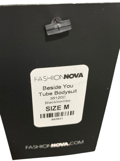 Medium Fashion Nova Beside You Tube Bodysuit New Strapless Snap Closure