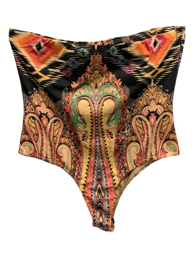 Medium Fashion Nova Beside You Tube Bodysuit New Strapless Snap Closure