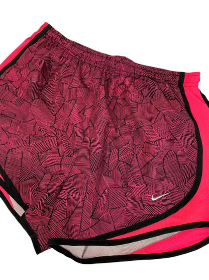Small Nike Dri-Fit Womens Pink Neon Black Running Shorts