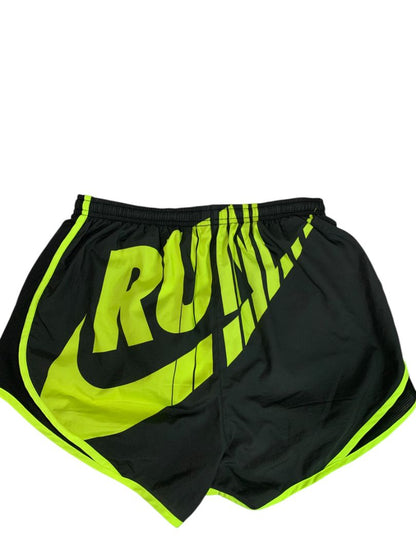 Small Nike Dri-Fit Womens Black Neon Trim Running Shorts