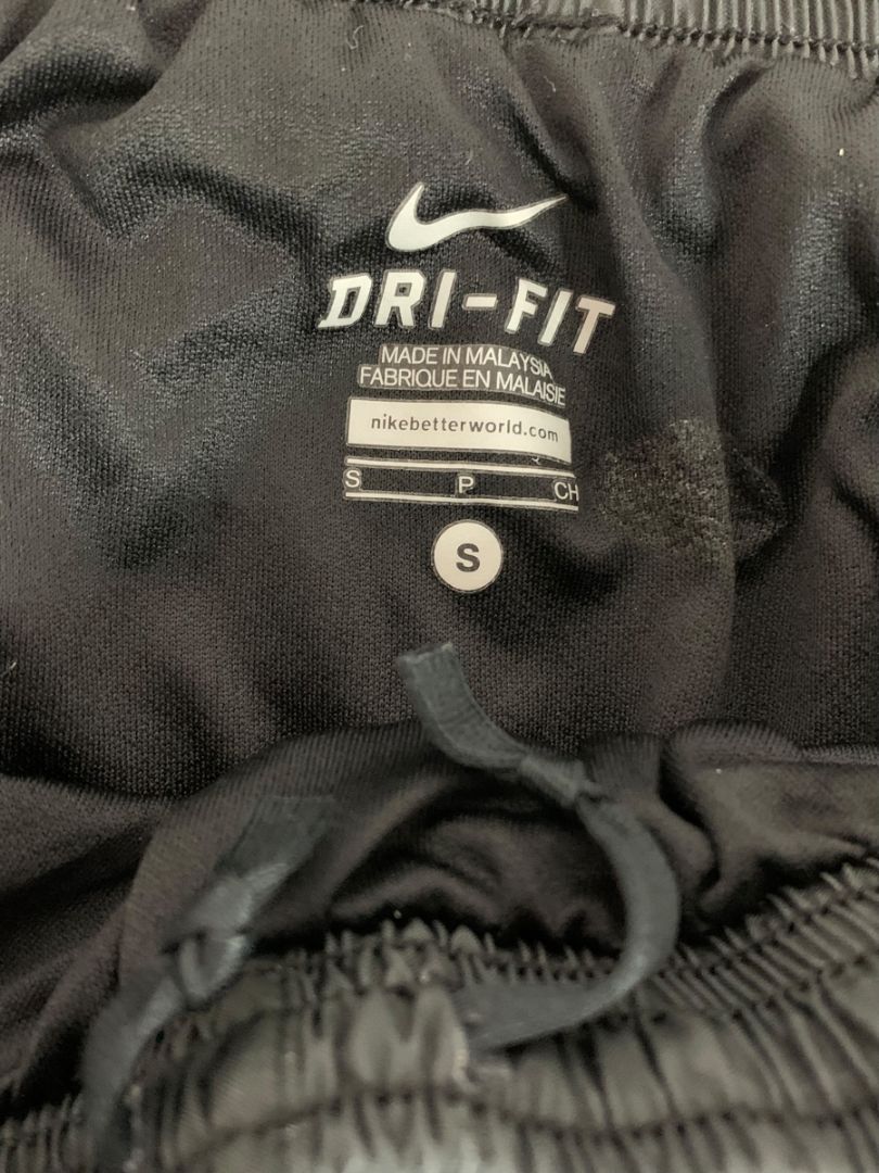 Small Nike Dri-Fit Womens Black Neon Trim Running Shorts