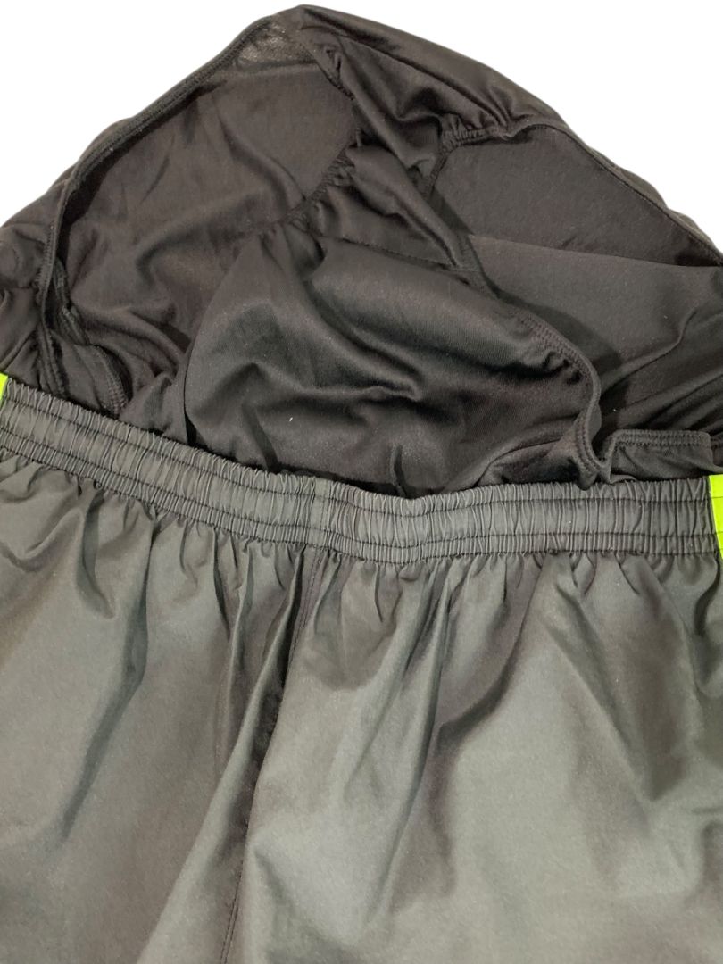 Small Nike Dri-Fit Womens Black Neon Trim Running Shorts
