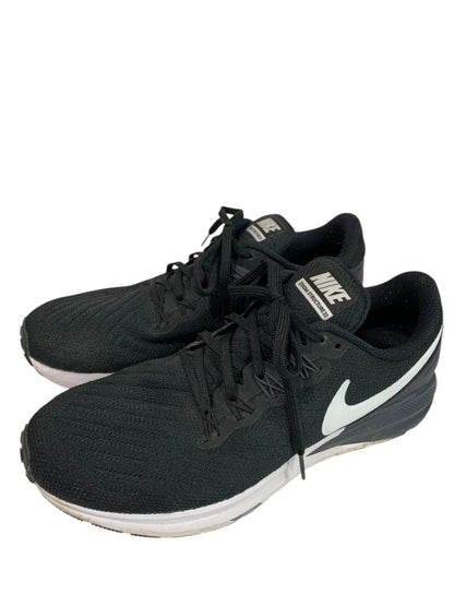 Size 10 Nike Womens Zoom Structure 22 Black Sneaker Running Shoe AA1640-002