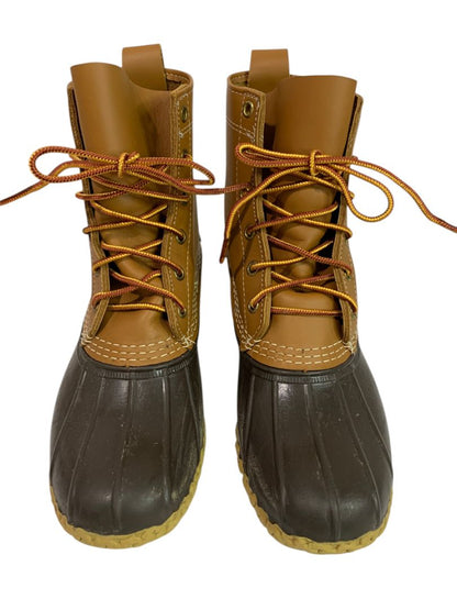 Size 8 LL Bean Womens Bean Boot Duck Boot 8" Brown Leather 212880
