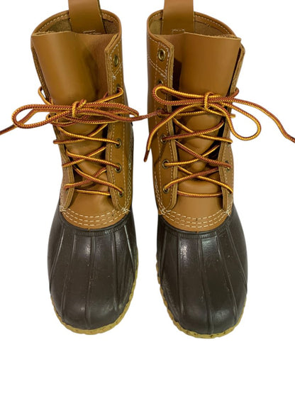 Size 8 LL Bean Womens Bean Boot Duck Boot 8" Brown Leather 212880