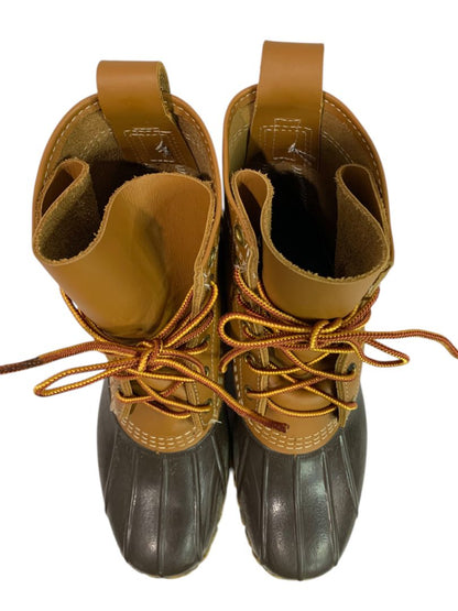 Size 8 LL Bean Womens Bean Boot Duck Boot 8" Brown Leather 212880