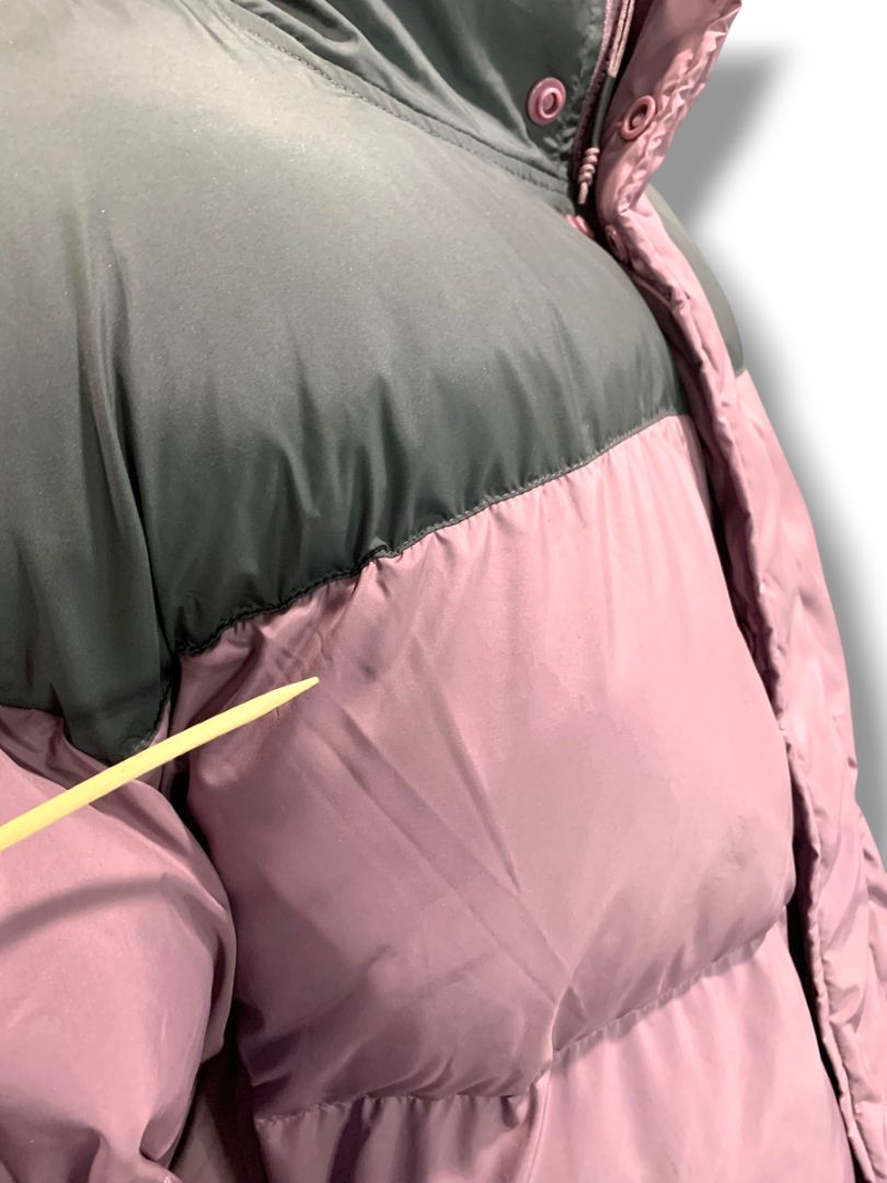 Size XXL Fabletics Womens Winter Puffer Coat Mauve Gray