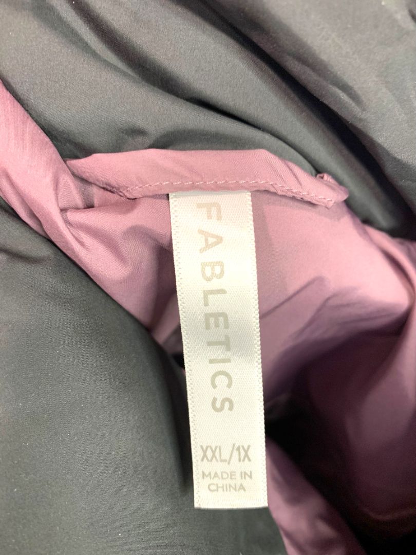 Size XXL Fabletics Womens Winter Puffer Coat Mauve Gray