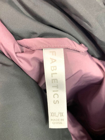 Size XXL Fabletics Womens Winter Puffer Coat Mauve Gray