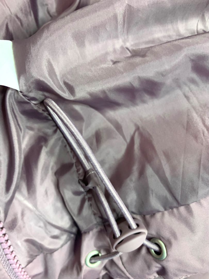 Size XXL Fabletics Womens Winter Puffer Coat Mauve Gray