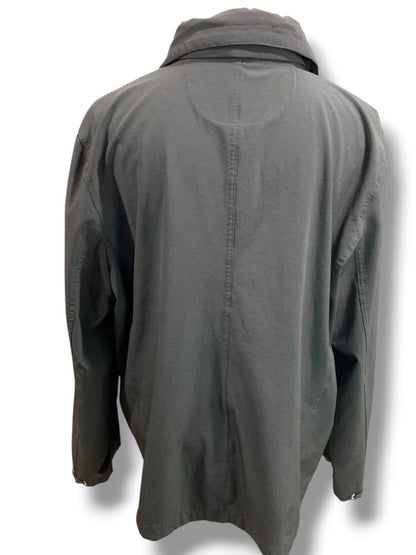 Size XL Zenergy by Chicos Womens Black Zip Up Jacket Hidden Zip Out Hood