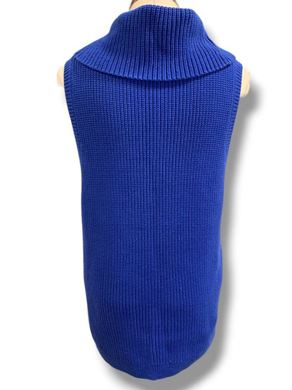Size XL Talbots Womens Sleeveless Chunky Knit Cowl Neck Sweater