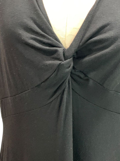 Size XL Chicos Black Hi Lo Hem Soft Knit Dress V-Neck Sleeveless