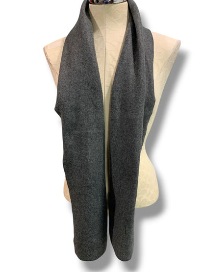 Lovely Friends Charcoal Gray Fleece Winter Scarf 62" x 9.5"