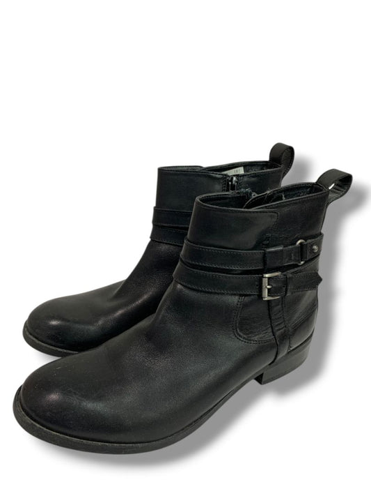 Size 8.5M Clarks Artisan Womens Black Leather Pita Austin Boots Booties 26111572
