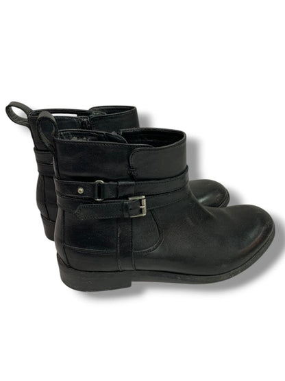 Size 8.5M Clarks Artisan Womens Black Leather Pita Austin Boots Booties 26111572
