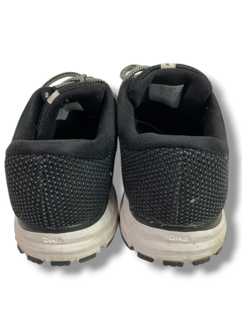 Size 8.5M Brooks Womens Charcoal Knit Revel Running Shoe Sneaker