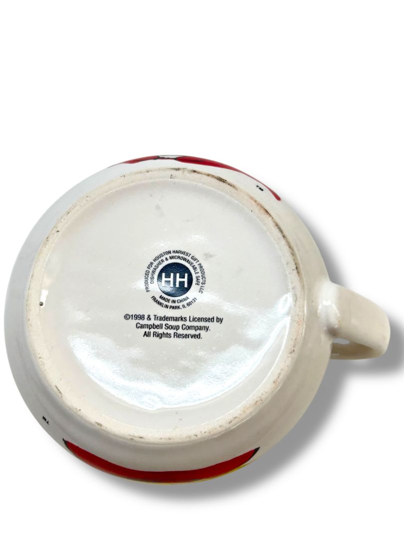 1998 Houston Harvest Cambell Soup Company Mug Pot Belly