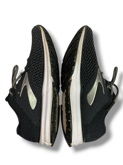Size 8.5M Brooks Womens Charcoal Knit Revel Running Shoe Sneaker