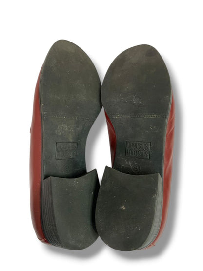 Size 9 Mootsies Tootsies Womens Dark Red Leather Loafers Shoes