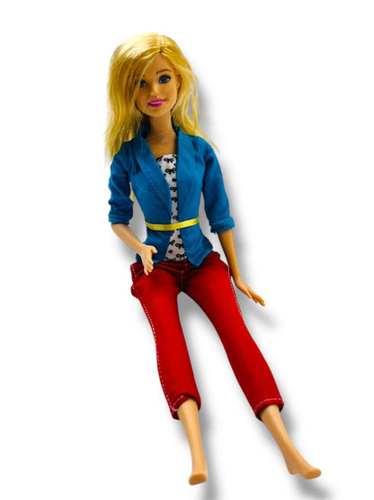 2013 Mattel Barbie Doll Fashionista Blazer Red Jeans