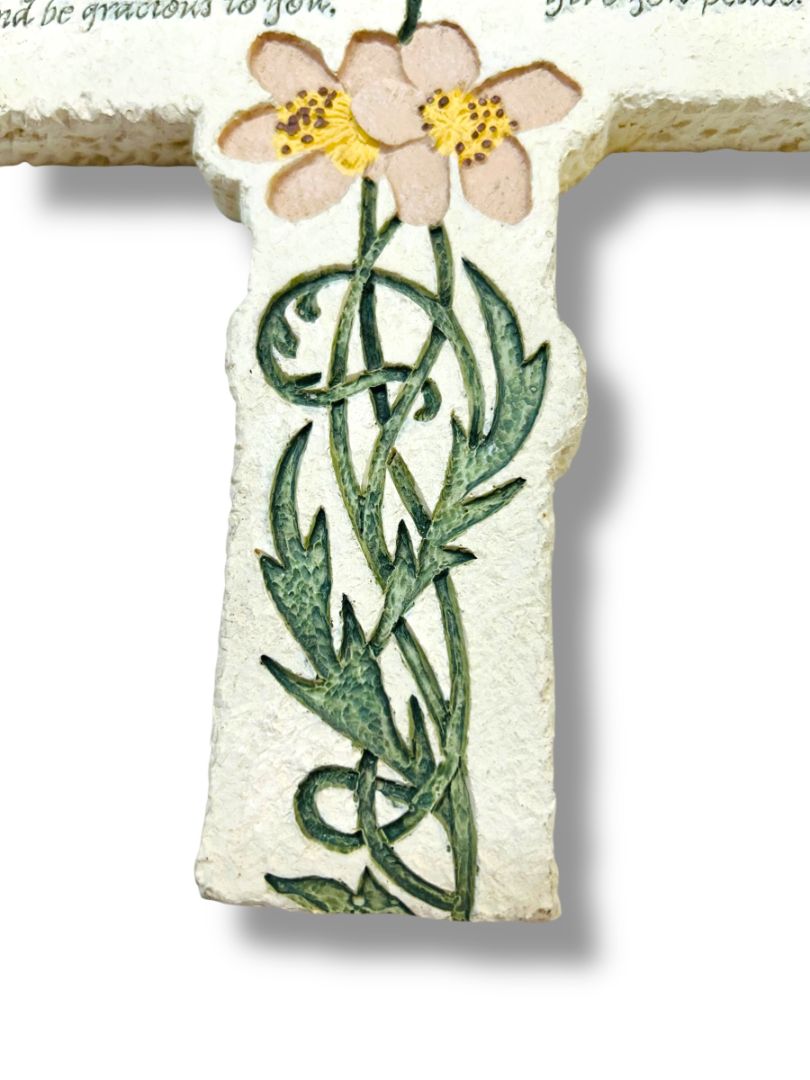 Decorative CROSS Inspirio The Lord Bless U n Keep U Verse 6:24-26 Wall 8"