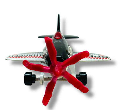 2004 Hot Wheels Thrill Racers "Mad Propz" Airplane Diecast Speed Trapper 3"