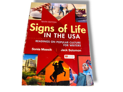 Signs of Life in the USA PaperbackMaasik Sonia Solomon 10th Edition