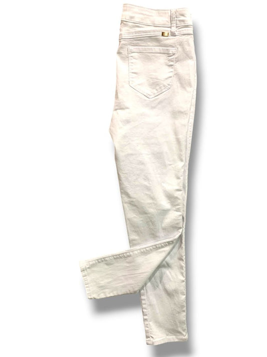 Size 8 1822 Denim Womens White Skinny Jeans 27.5" Inseam