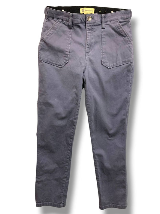 Size 10 Democracy Ab Technology Womens Gray Cargo Style Skinny Pants