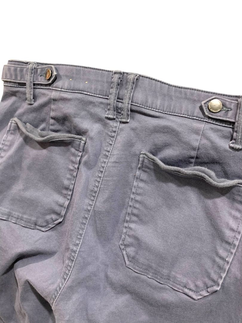 Size 10 Democracy Ab Technology Womens Gray Cargo Style Skinny Pants