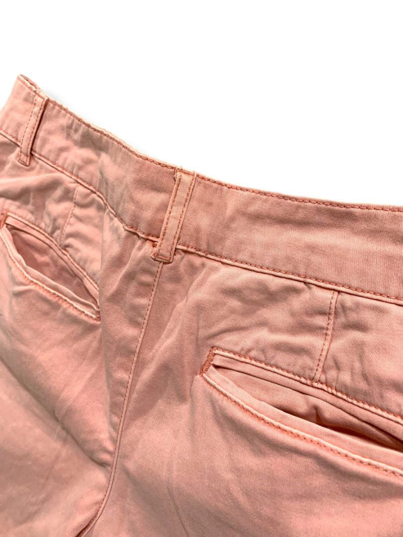 Size 8 C&C Californai Womens Pink Chino Shorts 6" Inseam