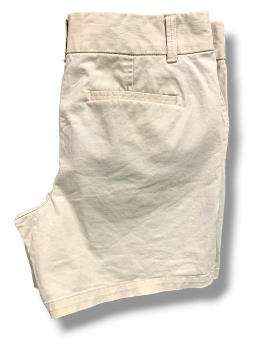 Size 10 Loft Womens Tan The Riviera Short Chino Style 6" Inseam