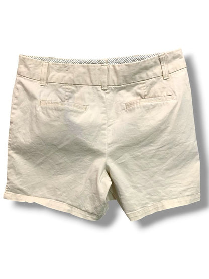 Size 10 Loft Womens Tan The Riviera Short Chino Style 6" Inseam