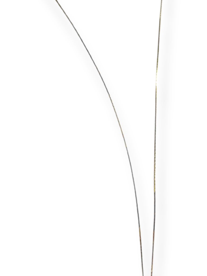 Ann Taylor Loft Goldtone Pink 1.5" Pendant Necklace 31-33" Chain
