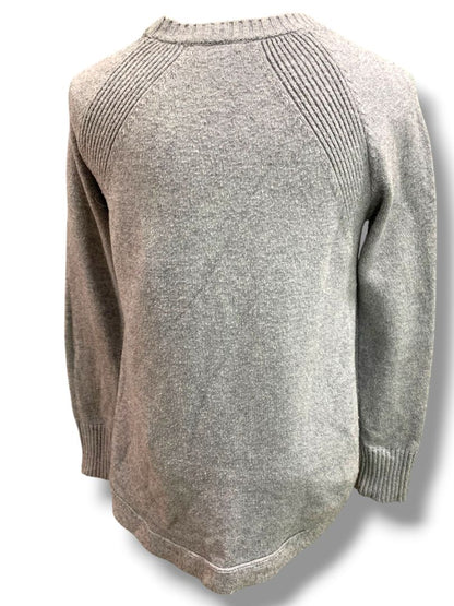 Medium Joan Vass Womens Gray Sweater Soft Crewneck