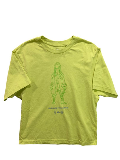 XS Uniqlo UT Billie Eilish Takashi Murakami Womens Tshirt Chartreuse