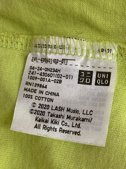 XS Uniqlo UT Billie Eilish Takashi Murakami Womens Tshirt Chartreuse