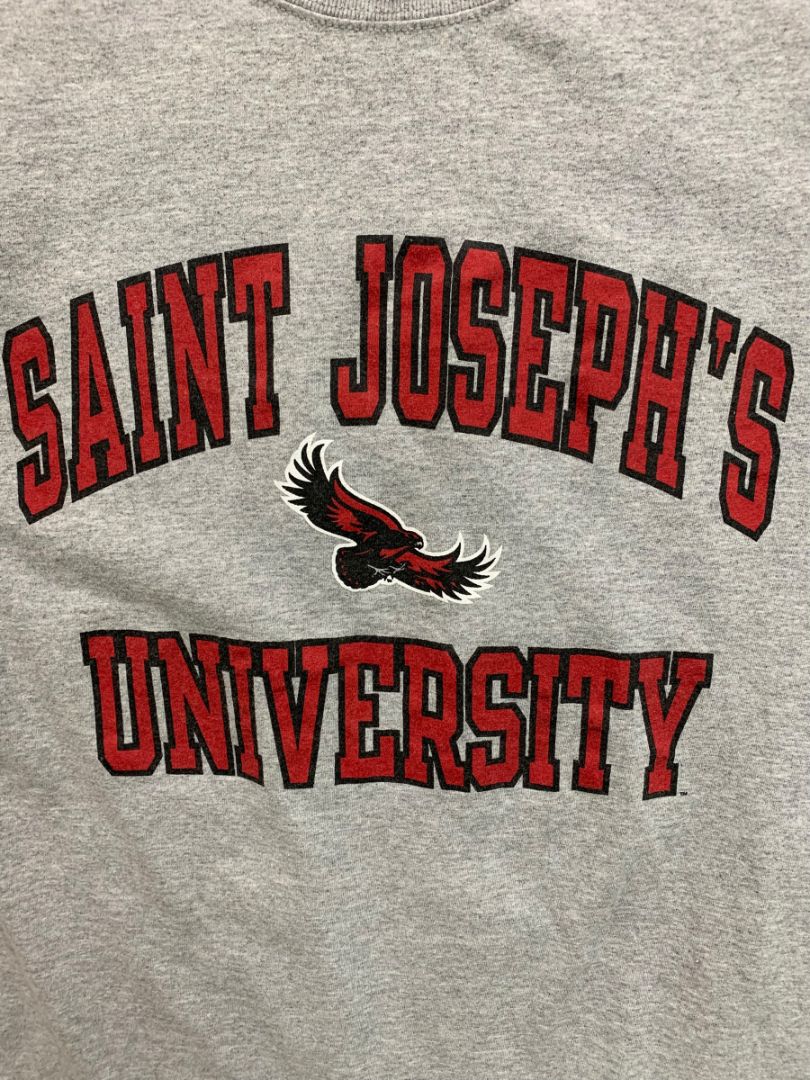 Medium Champion St. Josephs University Long Sleeve Tshirt Adult Unisex