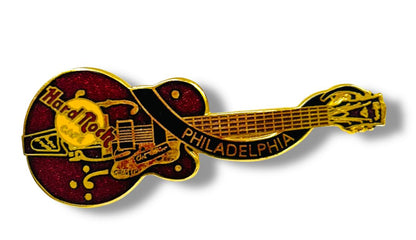 Lot of 7 Hard Rock Cafe Pins 2.25" Honolulu Philadelphia Toronto More