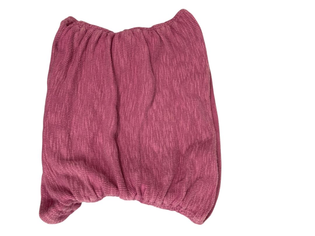Size XS Free People Mauve Womens Tube Top Cropped Ruched Sides
