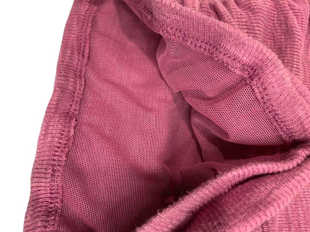 Size XS Free People Mauve Womens Tube Top Cropped Ruched Sides
