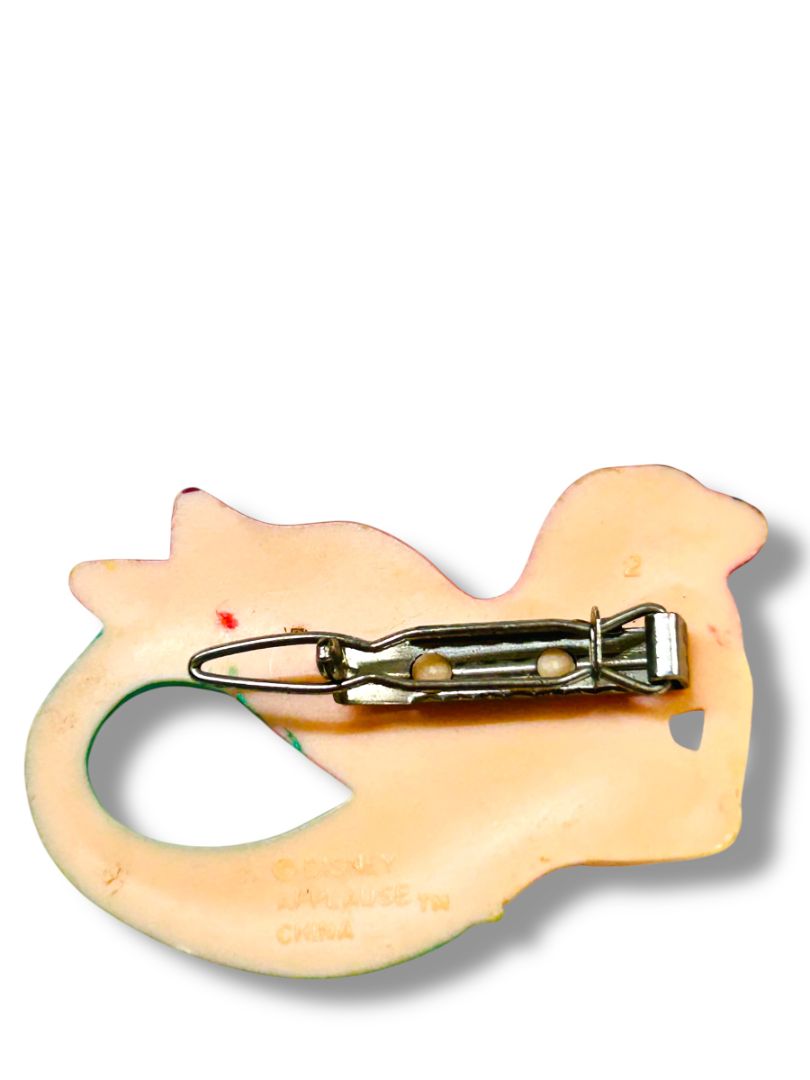 Vintage Disney Ariel Plastic Barrette 2.25" Hair Accessory Mermaid