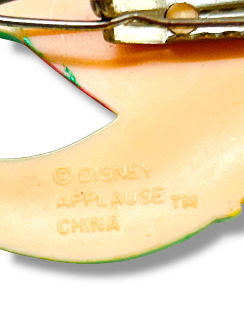 Vintage Disney Ariel Plastic Barrette 2.25" Hair Accessory Mermaid